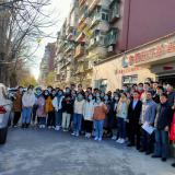 天津城建大学师生参观j9国际站智慧养老服务中心